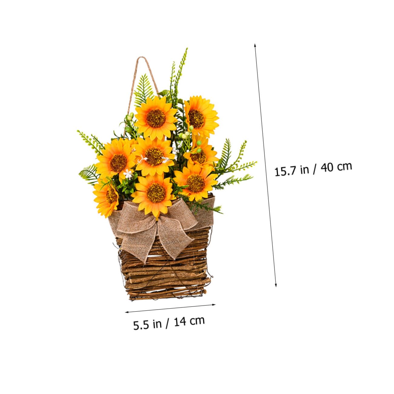 De Girasoles Verano Puerta Entrada Decorativa Girasol Artificial Artesanía Clásica