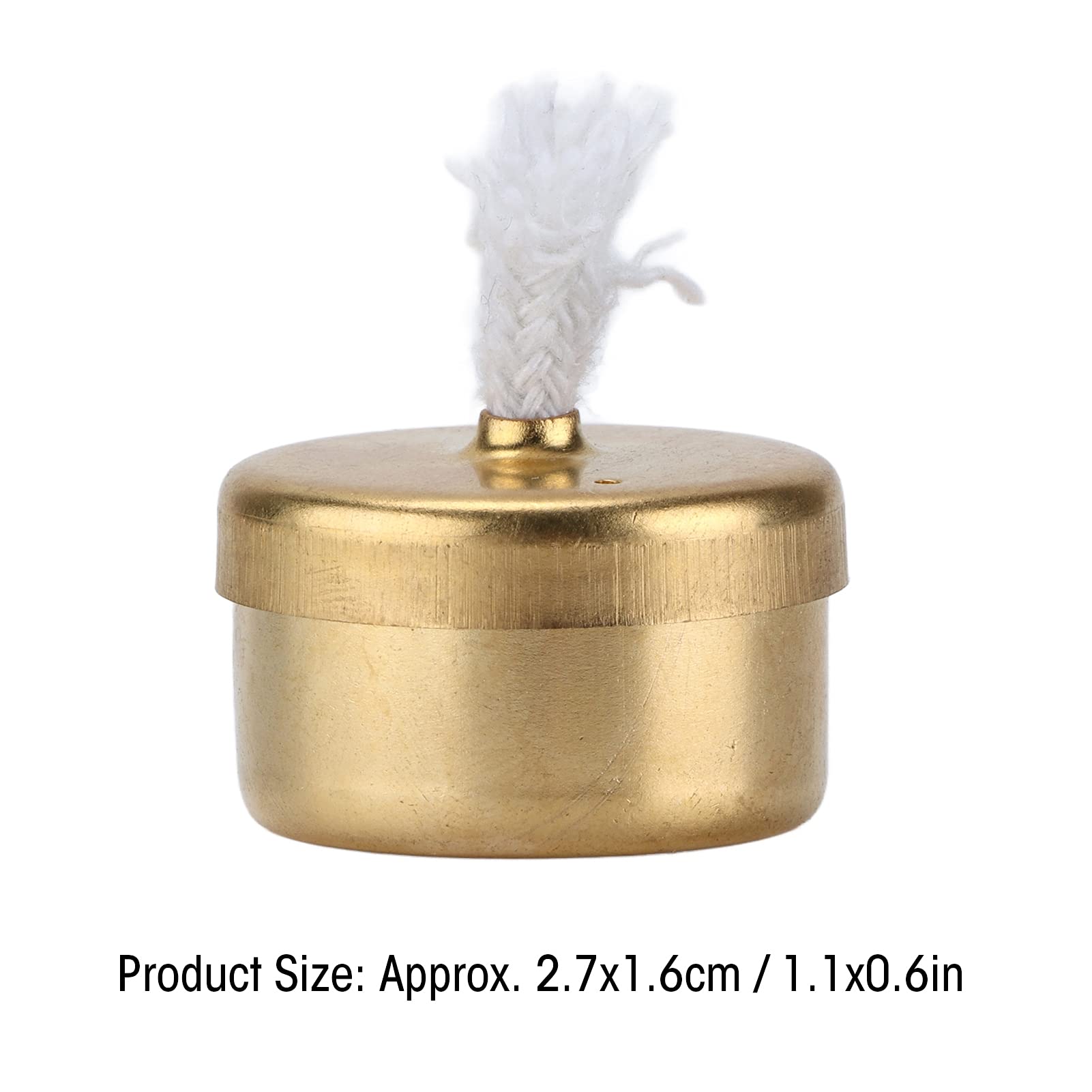 WOHPNLE Alcohol Burner Lamp, Mini Copper Burning Light Stirling Engine Steam Engine Model Burner Lamp for Tea Coffee for Stirling Engine Steam Engine