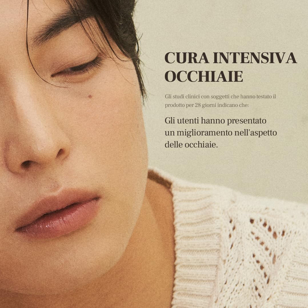 VILLAGE 11 FACTORY Siero occhi alla caffeina (10 ml) soluzione di caffeina 10%, esapeptide-8, niacinamide, trattamento elasticizzante, antirughe, occhiaie Hydro Boost Caffeine Eye Serum