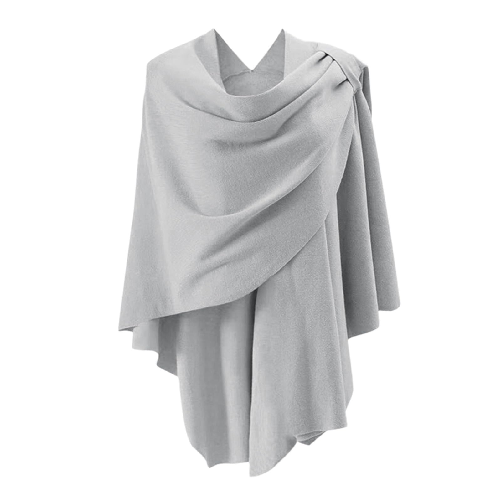 Poncho Donna Invernale Elegante Sciarpa Spessa Poncho, Mantello Reversibile Sciarpa Elegante Poncho Donna Sciarpa Poncho Sciarpa Mantello Maglione Maglia Maglia Maglia