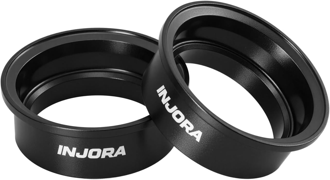 INJORA 4pcs Aluminum Wheel Barrels for 1.0" ModuWheel(Black)