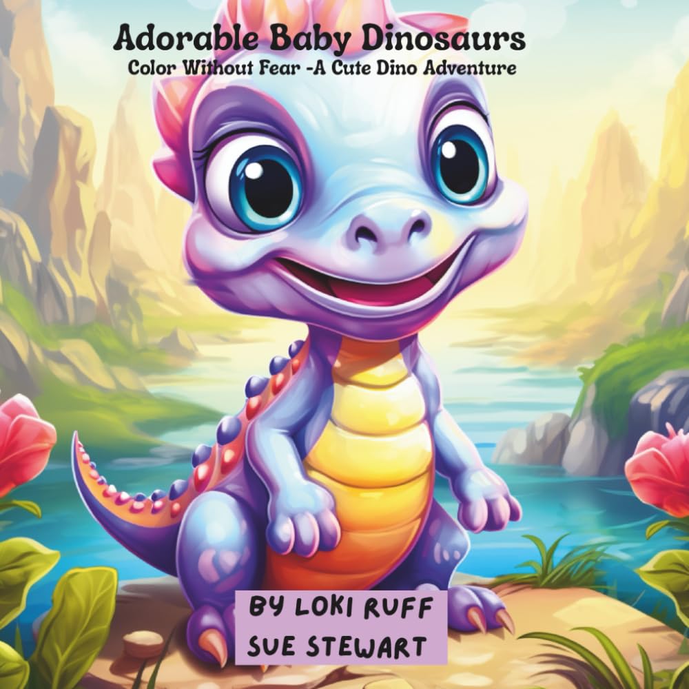Adorable Baby Dinosaurs: Color Without Fear - A Cute Dino Adventure