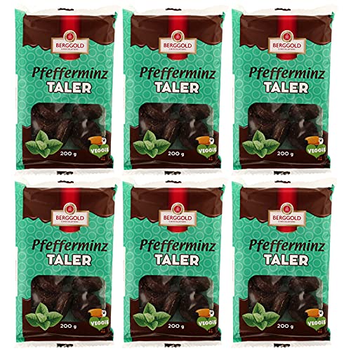 6er Pack Berggold Pfefferminztaler 6 x 200 g Cover