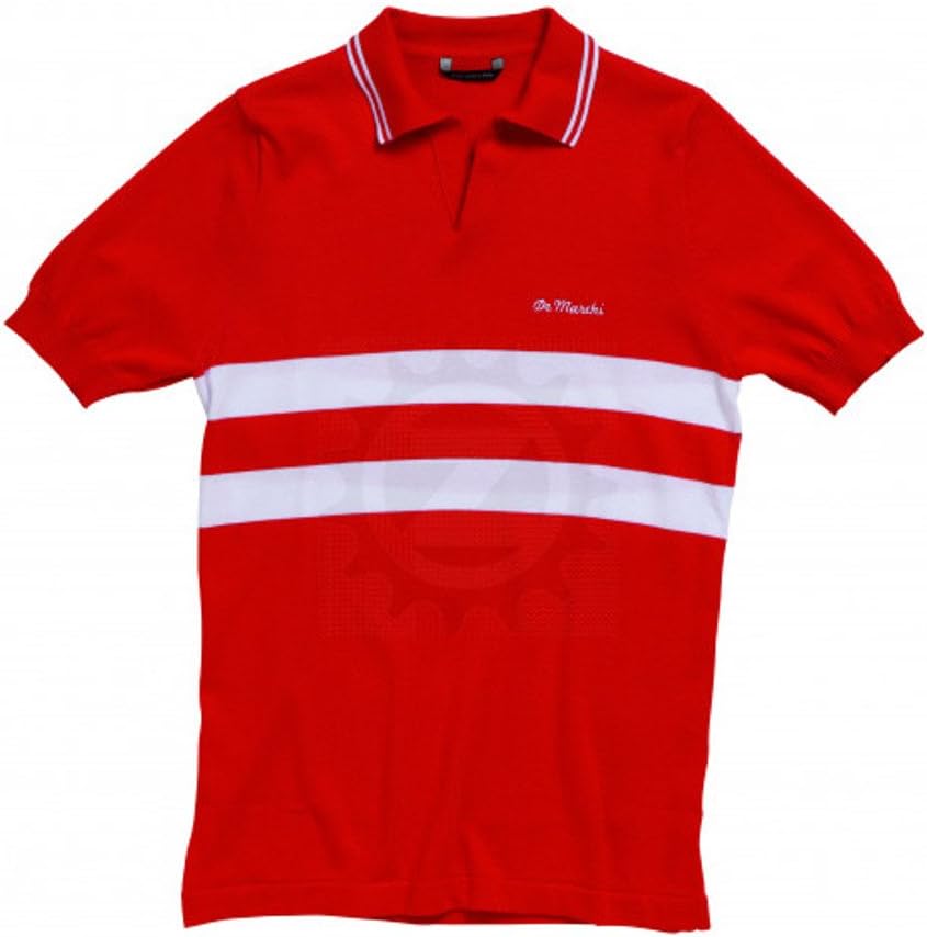 Polo Fitted Pima Cotton Finest Short-Sleeve T-Shirt Mens Red Heritage Jerseys
