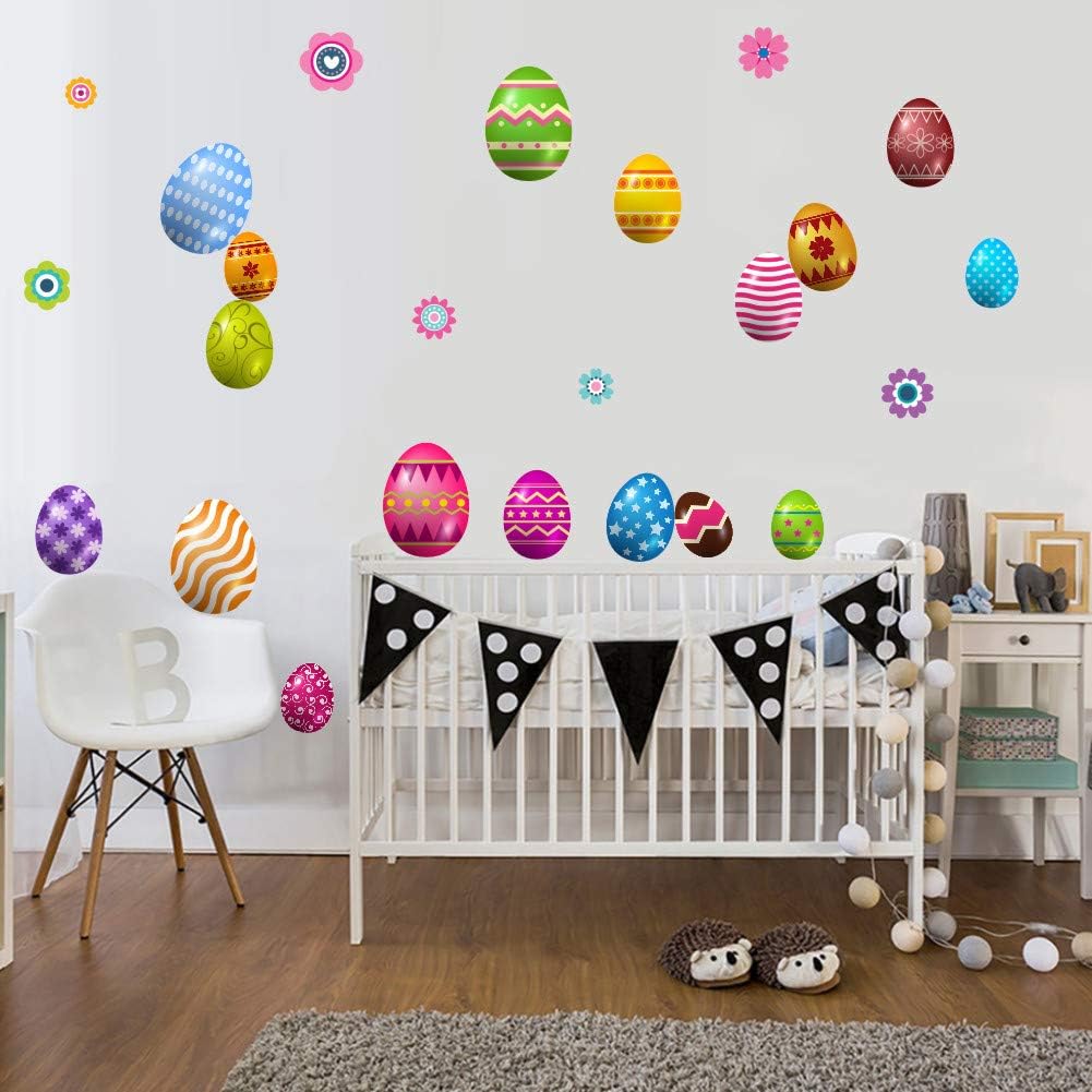 Amazon.com: IARTTOP Adorable Easter Eggs DIY Wall Decal, Colorful