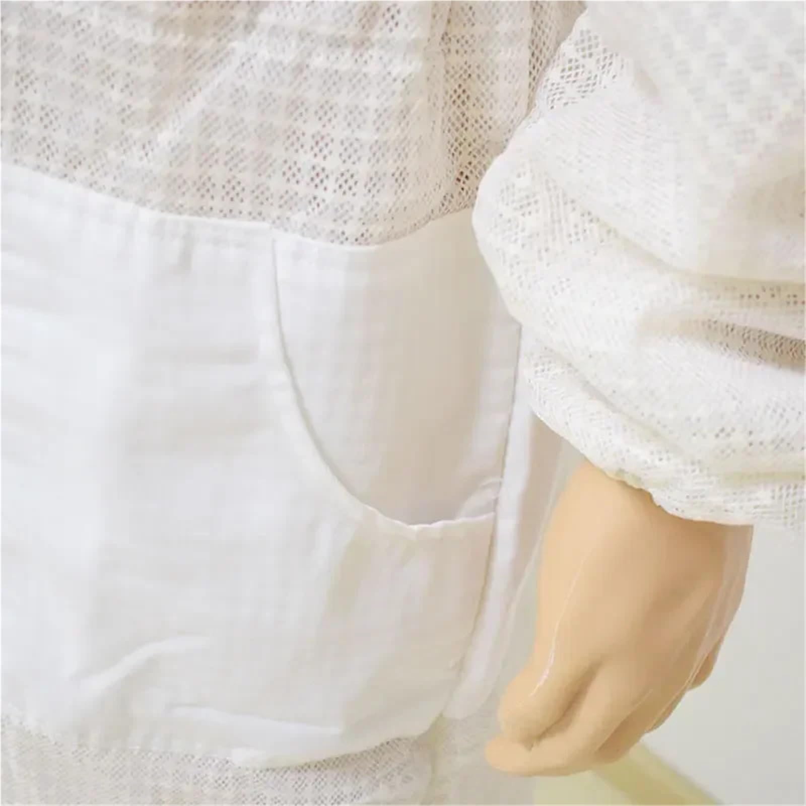 Strumenti per l'apicoltura, Tuta Da Apicoltore Traspirante A Tre Strati, Professionale Con Maschera Facciale E Protezione For Recinzione
