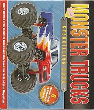 Paperback Monster Trucks Stencil Book