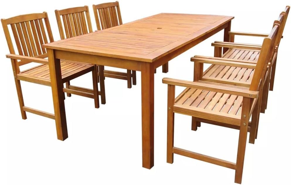 set da pranzo nel patio