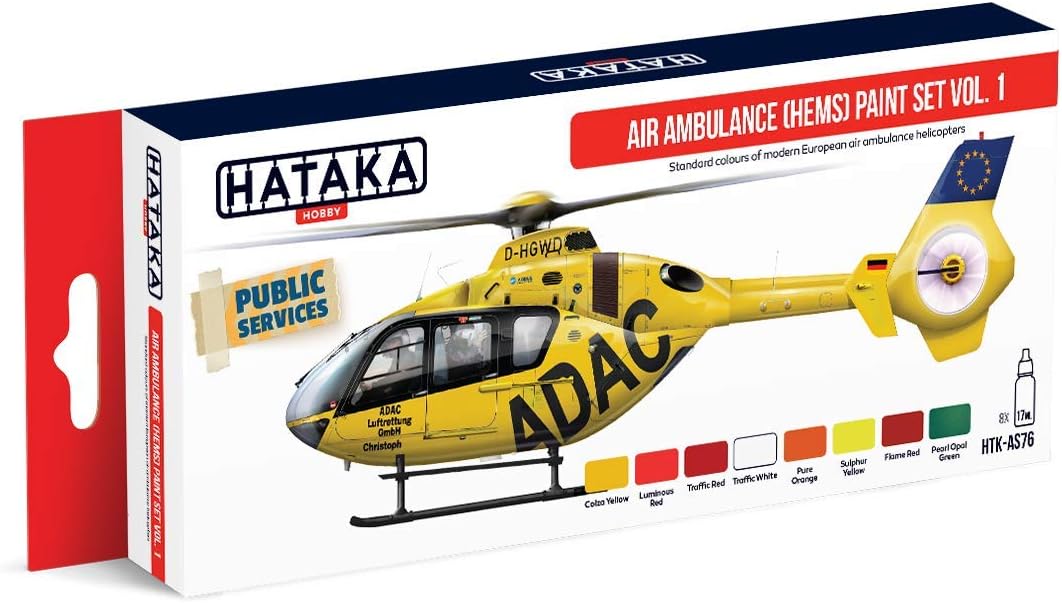 Hataka Air Ambulance (HEMS) paint set vol. 1 # AS76