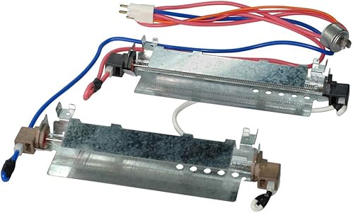 WR51X442 - Kit de repuesto para calentador de descongelación para refrigeradores GE compatible con refrigeradores GE, sustituye a EA303933,