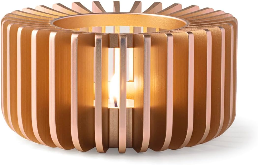 Teapot Warmer, Anodized Aluminum Tea Warmer, Tea Light Candle Holder, Teapot Heating Warmer Base for Coffee Tea Milk Food, Gift for Home and Office, Without Candles and Teapot