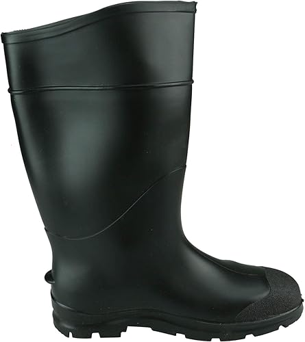 Vista 13 de Botas Servus de trabajo, hechas de PVC, con punta de fierro, para hombre. Tecnología y comodidad en 14 pulgadas