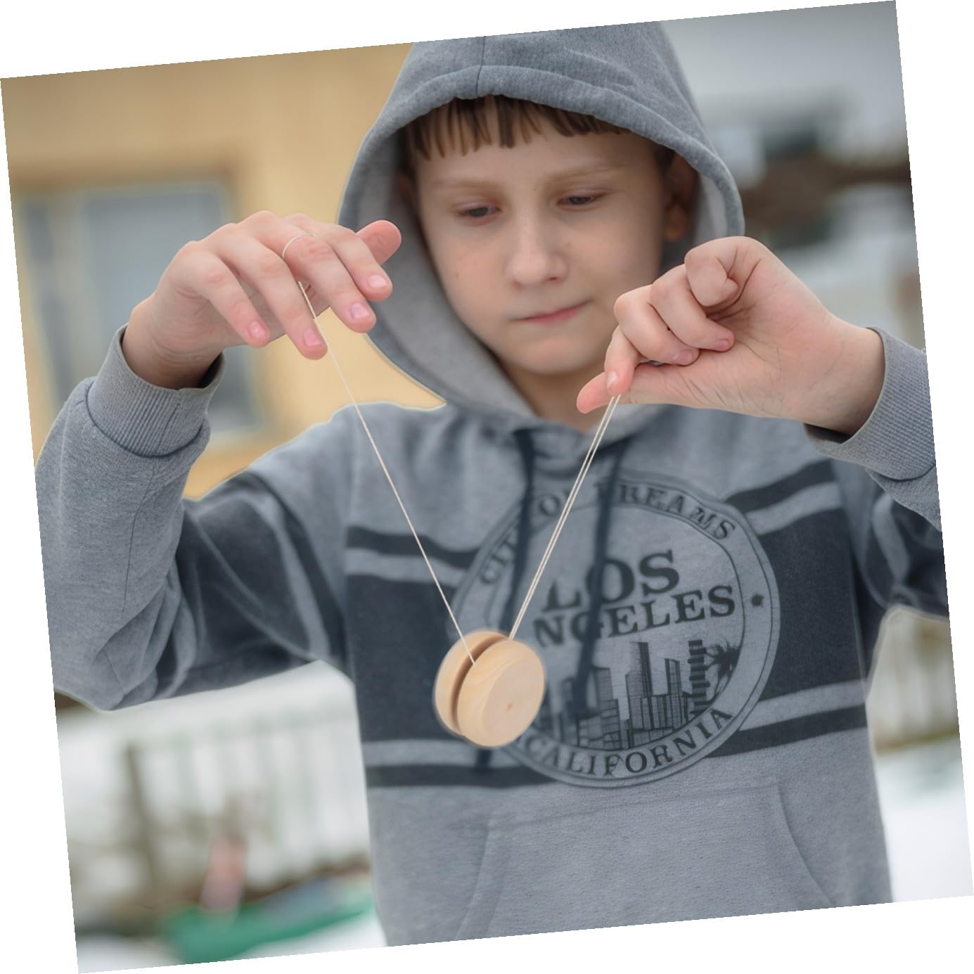 BESPORTBLE 30 Palla in Legno da Dipingere da Te per Regalo per Ragazzi e Ragazze Materiale Durevole per Attività Genitore Figlio e Giochi Indoor Outdoor