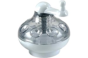 The Norpro Herb Grinder With Handle: Nutmeg Rock Salt Ginger Nut and Peppercorn