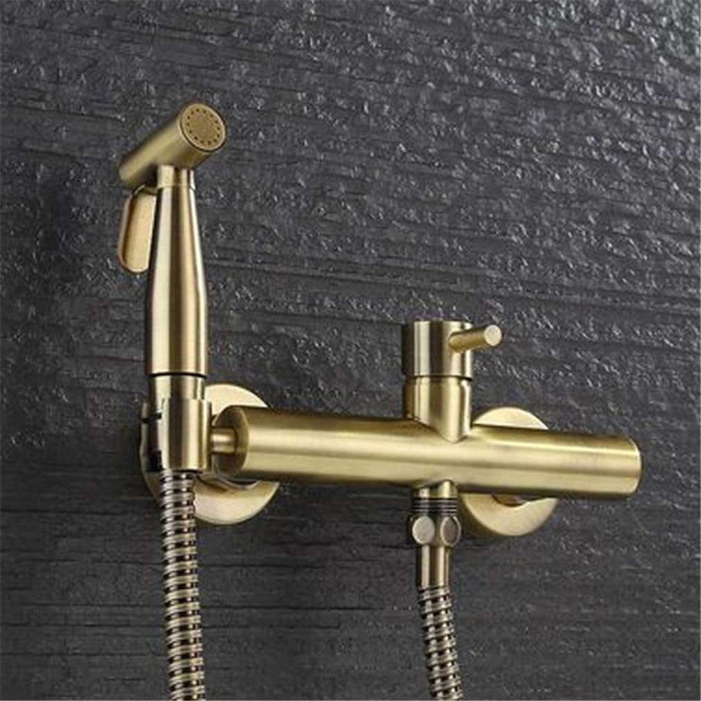 Ducha higiénica shattaf en latón viejo para renovar el confort y estilo retro de tu baño