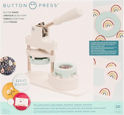 Vista 3 de We R Memory Keepers Kit de prensa de botón Blanco