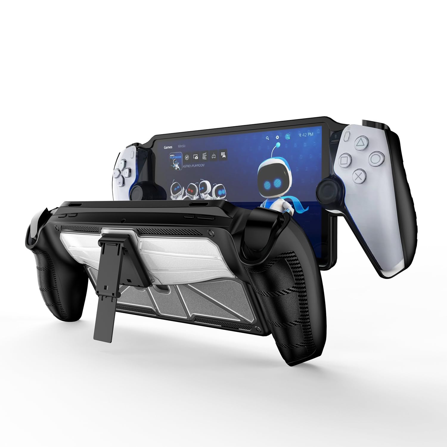 Amazon.co.jp: for Sony PlayStation Portal ケースカバー スタンド付 
