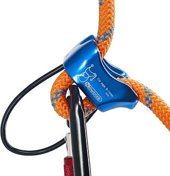 NewDoar Climbing Abseiling Belay Device ATC Rappelling Descender 25KN V-grooved Equipment