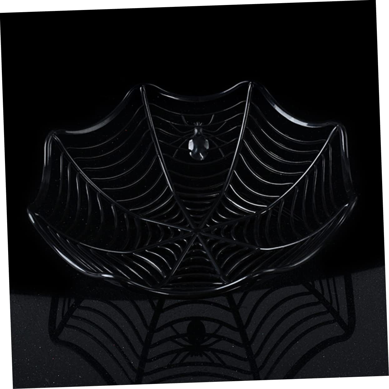 TIDTALEO Spooky Spider Web Fruit Bowl 3Pcs PP for Candy Snacks Fruits