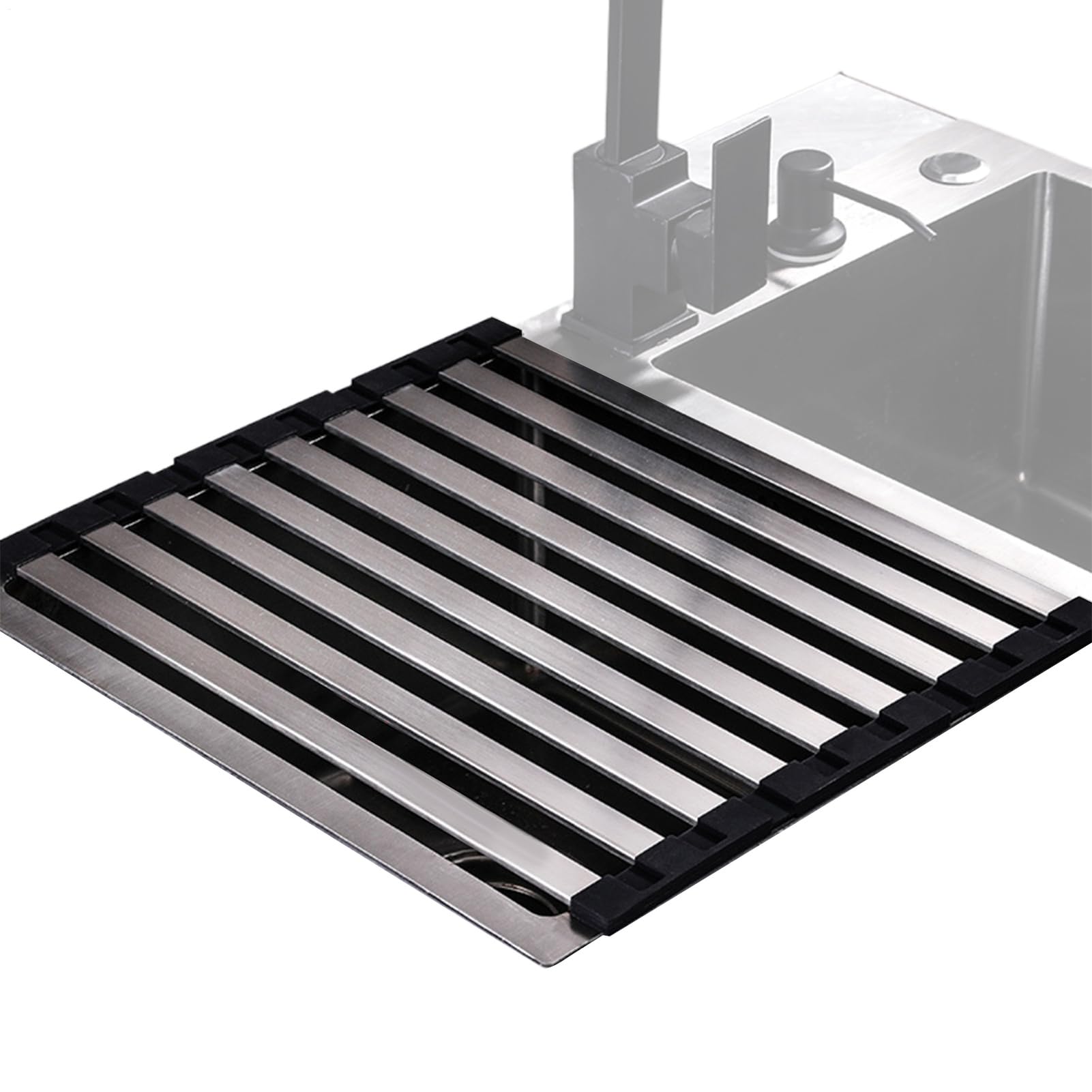 Escurridor De Platos Para Encimera Antideslizante, Ajustable, Resistente Al