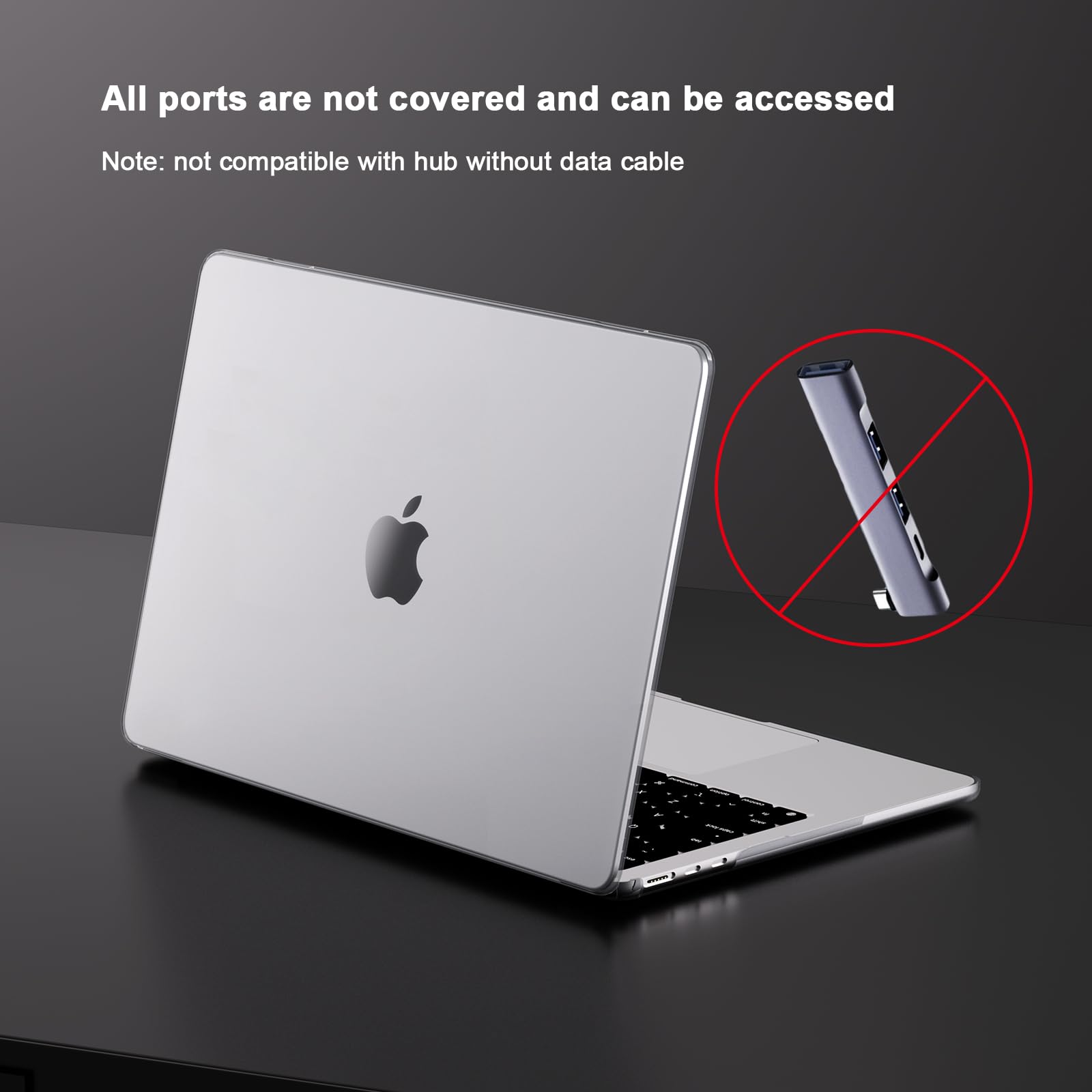 Cover matte crystal compatibile con MacBook Pro 16 pollici M5 M4 M3 M2 M1 Pro/Max [Colore abbinato al Mac] 2026 2024 2023 2021, Custodia rigida ultra sottile per Pro 16,2", argento trasparente