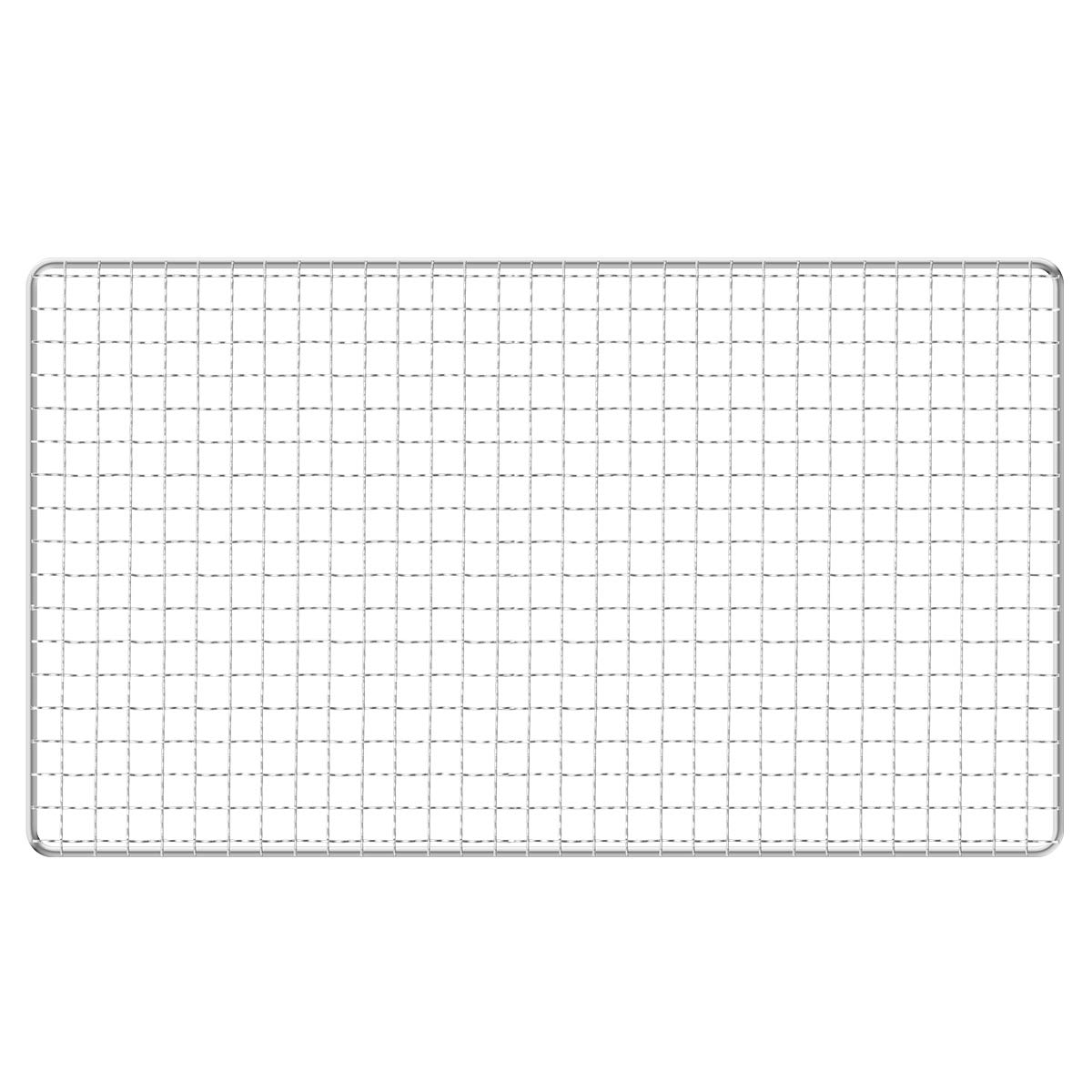 Sponsored Ad – Hemoton Stainless Steel Squares Holes Grill Barbecue Wire Mesh Multi-Purpose BBQ Grid Cooking Baking Rack Barbecue Grill (26 x 44cm)