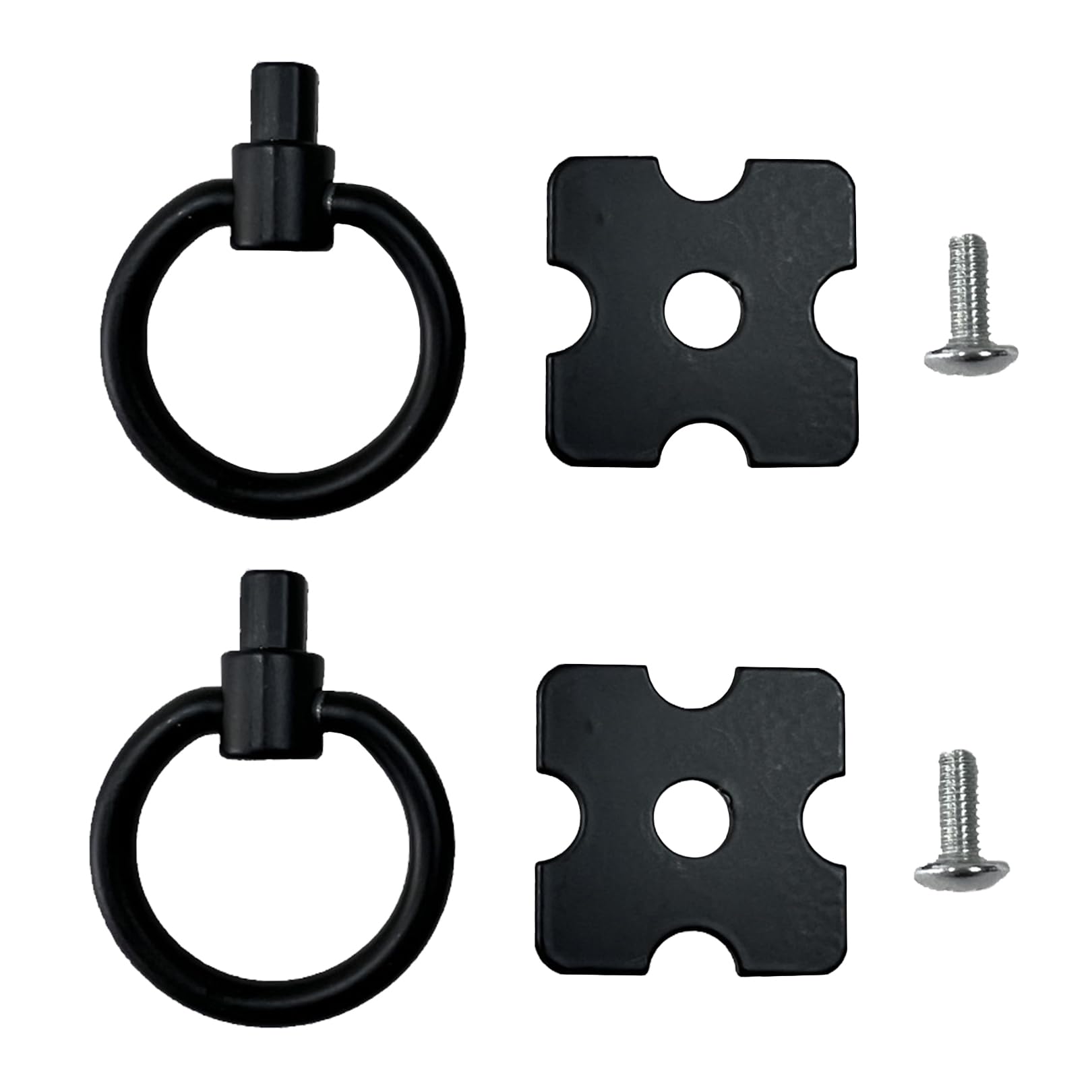 2 Pack Black Drawer Handles,Pull Handle Cupboard Wardrobe Door Vintage Cabinet Furniture Ring Knob Metal Drawers Decorative Unique Decoration Doors Handle's,for Cabinets Wardrobes Cupboards Dresser