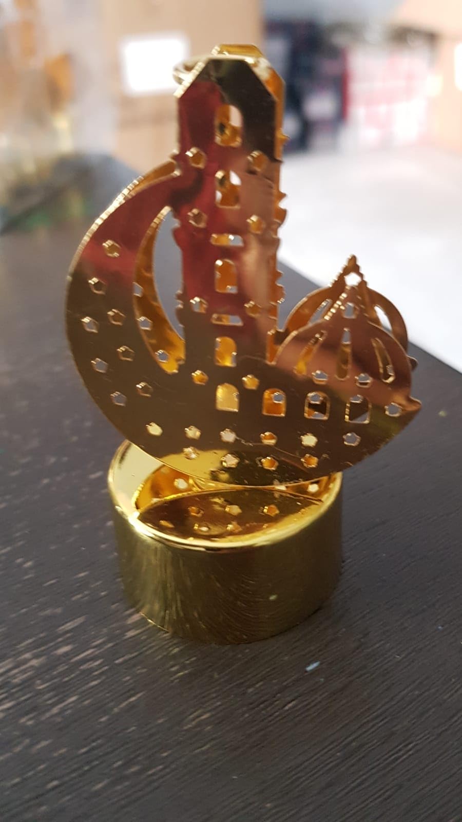 MOONCEE 12 Pcs Ramadan Decoration Light Masjid LED Light Ramadan Mubarak Lights EID Mubarak Home Decoration, Office, Outdoor Decoration Warm White Battery Powered