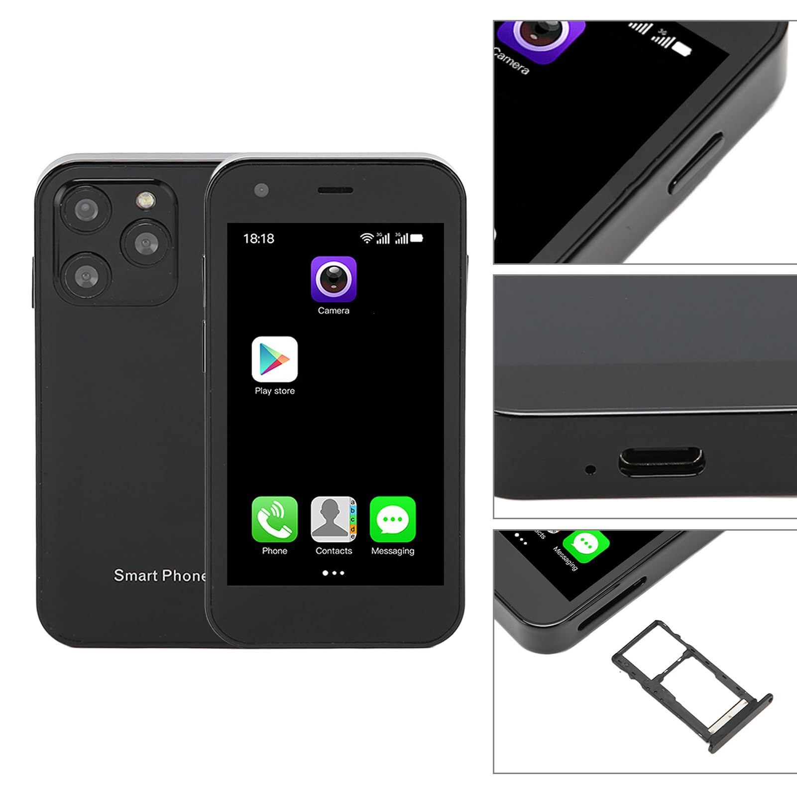 Amazon.co.jp: スマート携帯電話、家庭用スマートフォン 3 インチ HD