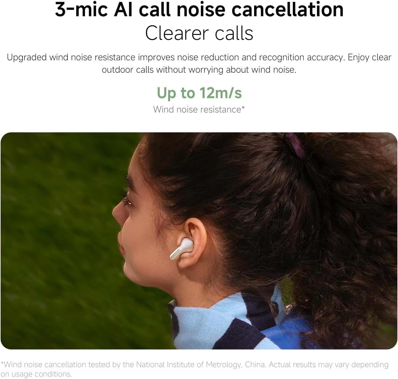 XIAOMI Redmi Buds 8 Prawdziwe bezprzewodowe słuchawki Bluetooth, aktywna redukcja szumów, 50 dB, 3 mikrofony AI, dynamiczny głośnik 11 mm, dźwięk Hi-Res, autonomia do 11h+44h, IP54, czarne