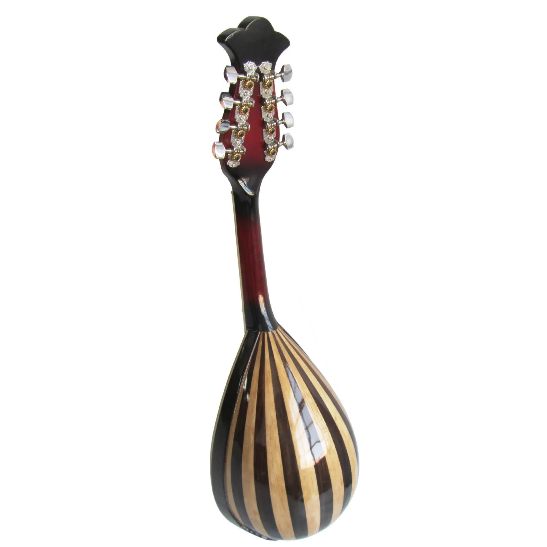 Mandoline À 8 Cordes En Bois Massif Fabriqué À La Main Sunburst