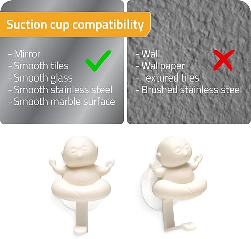 Miniatura 8 de PELEG DESIGN Yogi - Soporte de esponja de plástico para fregadero de cocina con ventosa, soporte para esponja para platos, seca todo tipo de