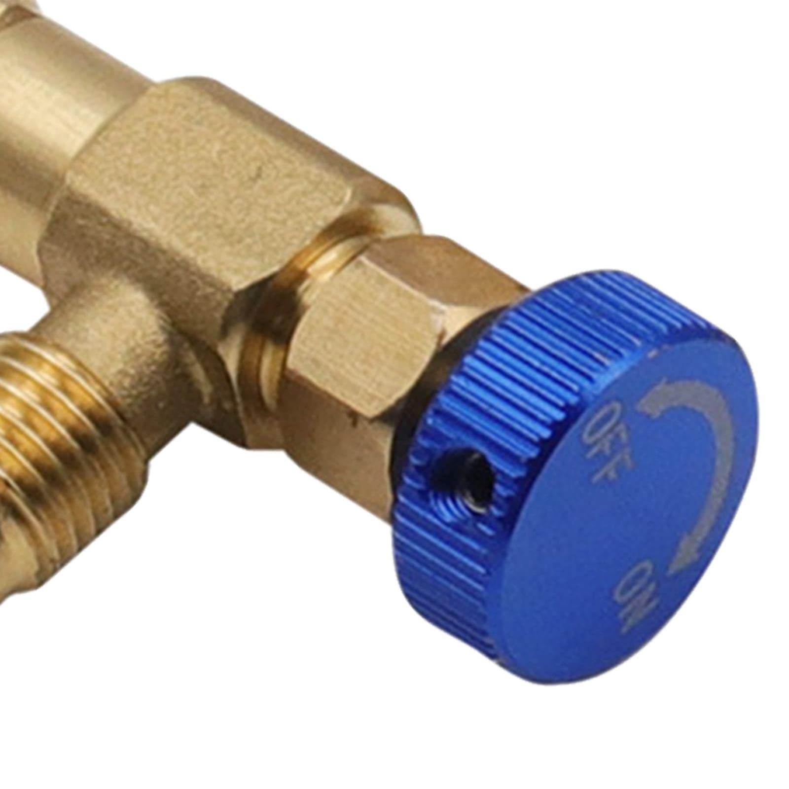 Connector Air Conditioning Refrigerant Safety Valve On Off Valve Liquid Adapter Style B-image-20