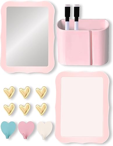 Miniatura 9 de Kit de accesorios de casillero para niñas, artículos esenciales de regreso a clases, 14 piezas, organizador de casillero para trabajo de oficina