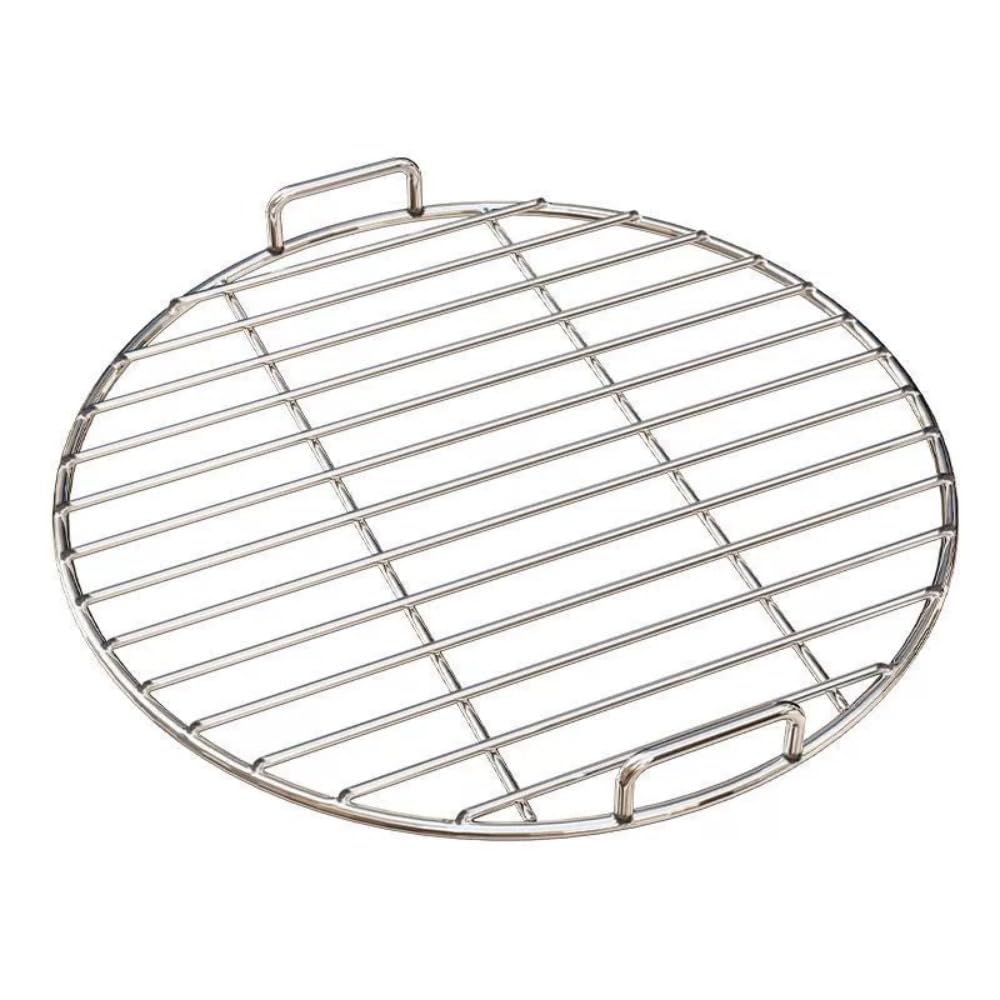 58cm Cooking Grate for Charcoal Grills,Replacement BBQ Grill with Handle，har-Broil and Ceramic BBQs Grill Grid Spare Parts for Fire pits,Barbecue