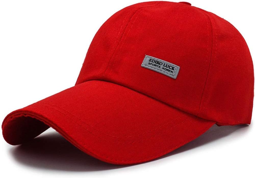 LERDBT Men's Running Caps Jeep Youth Men And Women Baseball Cap Outdoor Sports Visor Sun Hat Hiking Travel Hat For Fishing Hiking Safari Travel (Color : Red, Size : Free size)