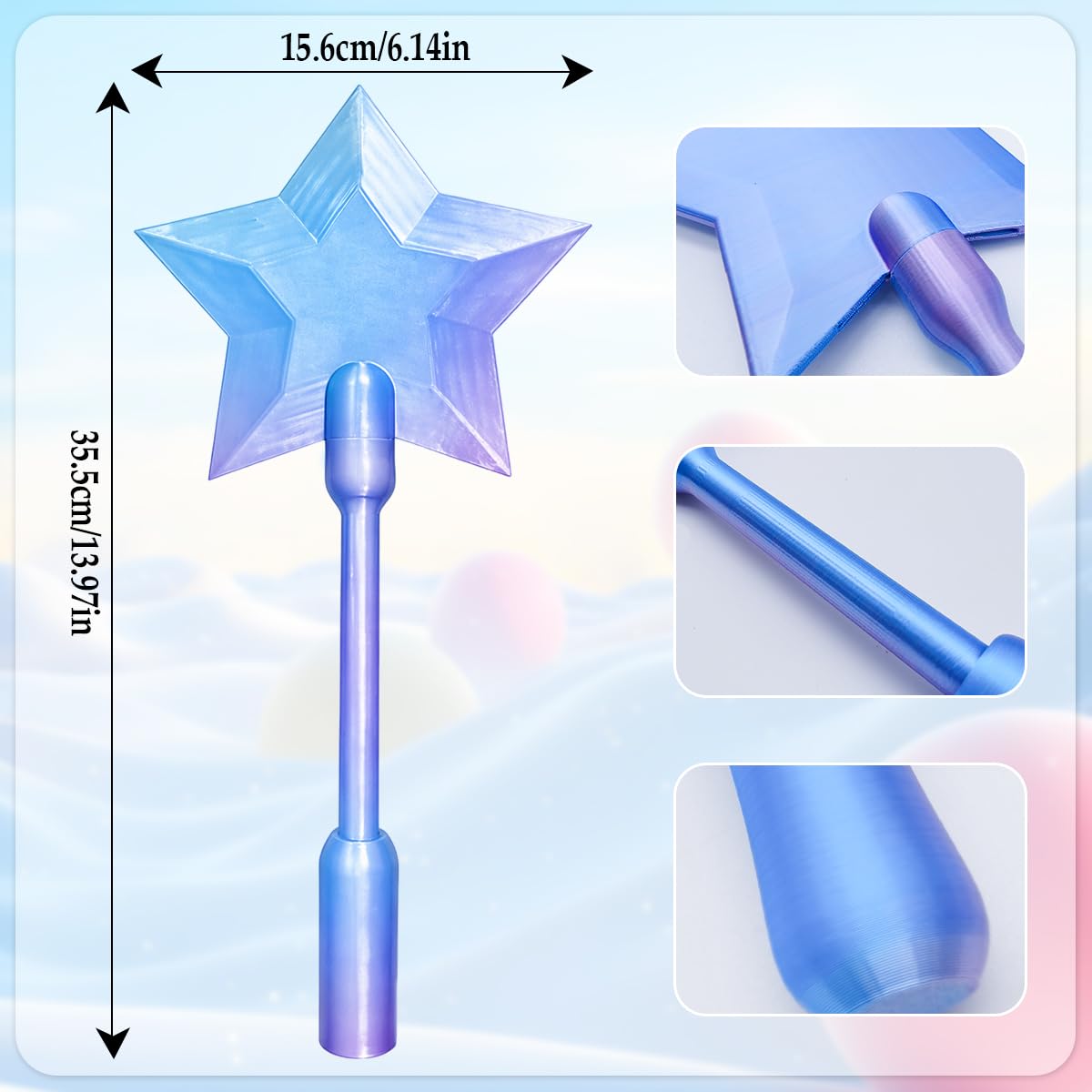 Kreditkartenhalter Zauberstab, Zauberstab Stern Kreditkarte, Kreditkarten Zauberstäbe, Magic Fairy Wand Credit Card Holder, Für Kontaktloses Bezahlen