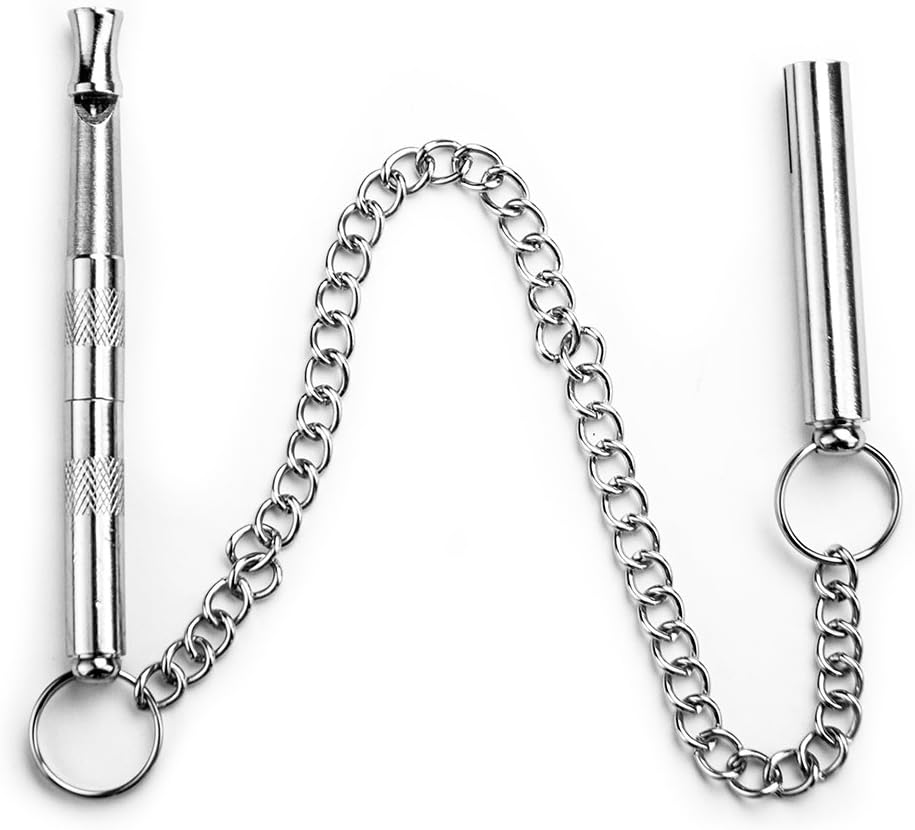Weebo Pets Stainless Steel Dog Whistle with Adjustable Frequency