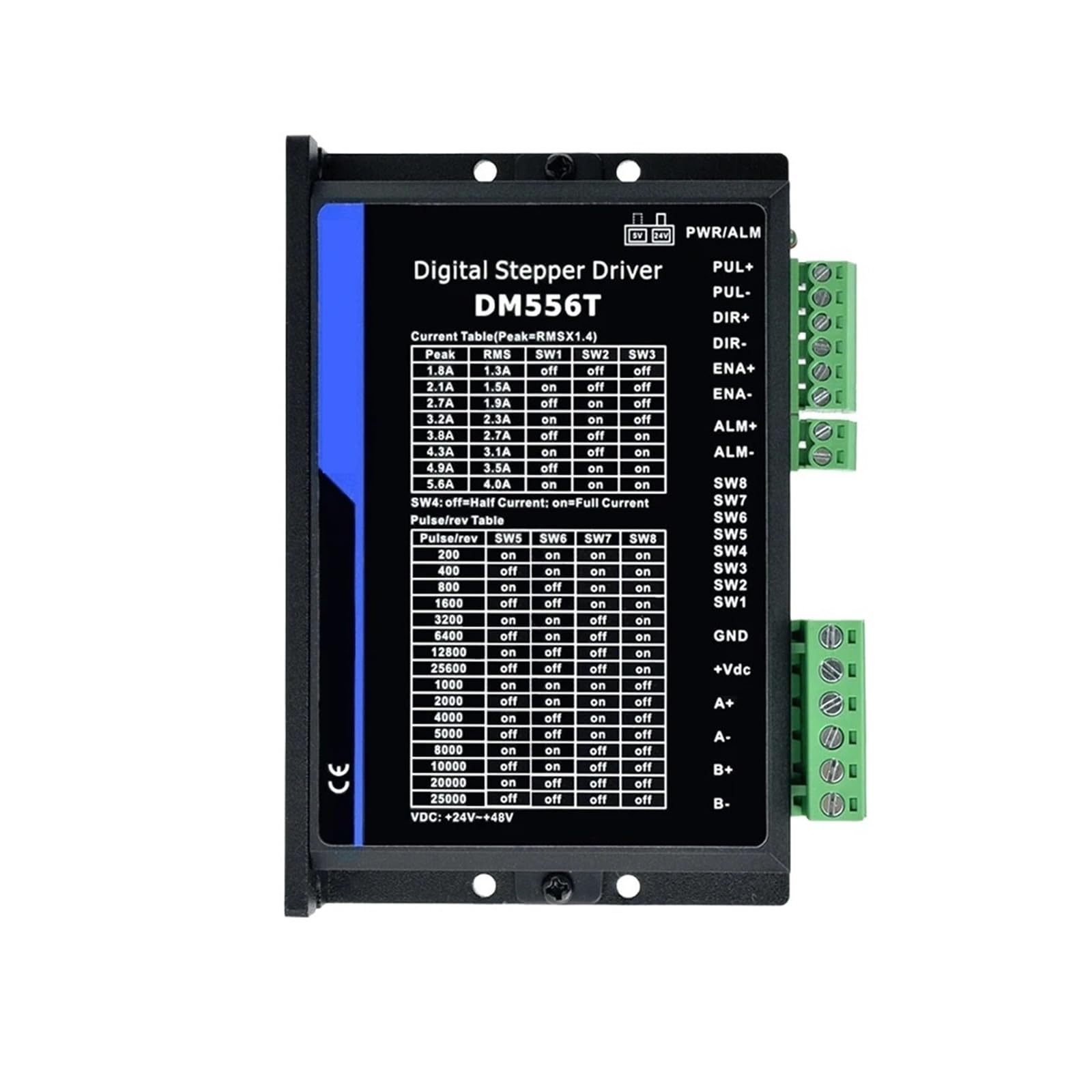 Controlador Paso a Paso Controlador de Motor Paso a Paso DM556T 20-50 V CC 1,8~5,6 A