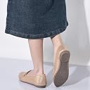 FAUSTO FST FJDWC-7044 GOLD-39 Women Party Ethnic Flat Loafers |Glittery Embellished Slip-On Ballerina Casual Moccasin Shoes (6 UK) gallery image