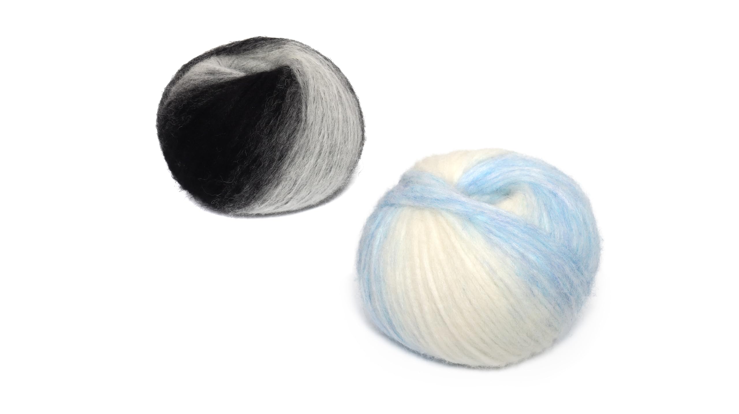 Pullu Baby-Alpaka-Merinowolle, Set mit 3 Knäueln (150 g) Kammgewicht, direkt aus Peru, himmlisch weich und perfekt zum Stricken und Häkeln (Serene Skylight)