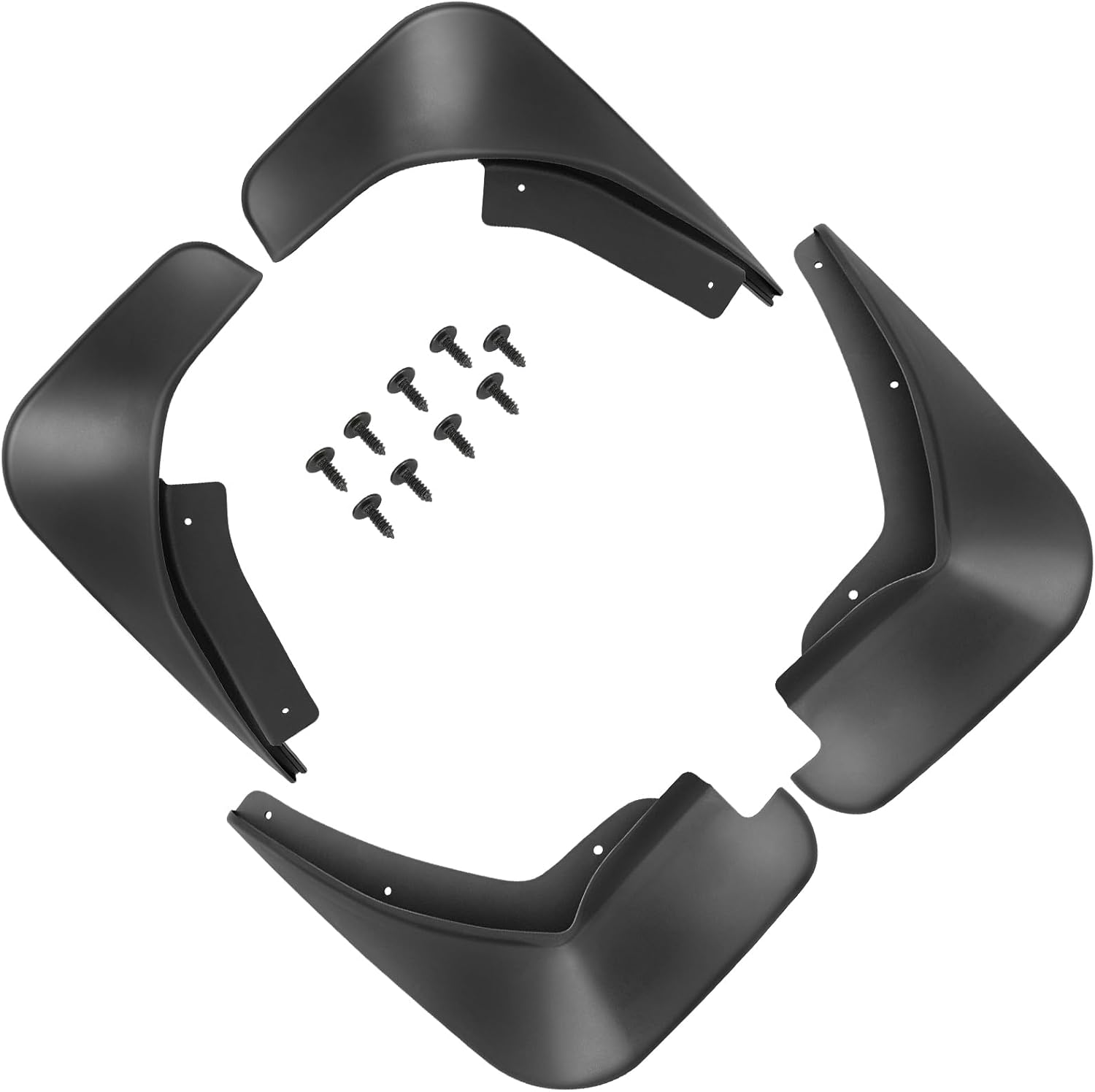 SCITOO Set of 4PCS Universal mud Flaps for 2011-2018 for Ford Fiesta Front & Rear mud Flaps Splash Guard Set