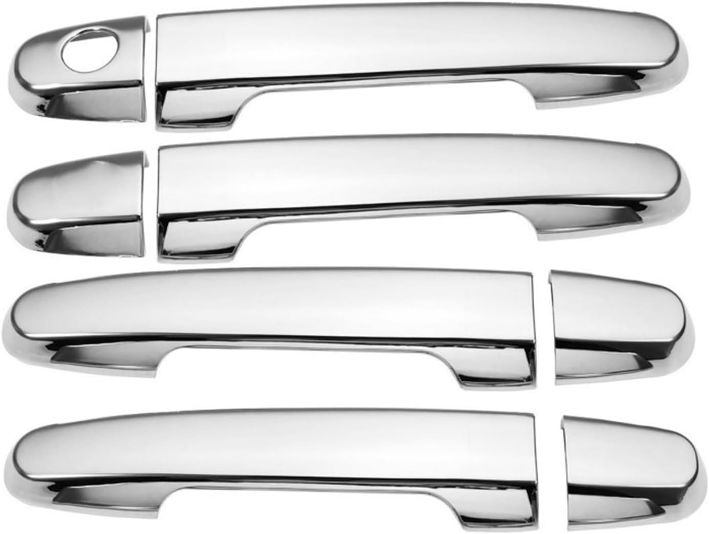 Vehicle Shape Car Sticker Styling Accessories for Toyota for Corolla for Axio for Altis 2008-2013 Chrome Car Door Handle Cover Decorative Cover (Color : 1)
