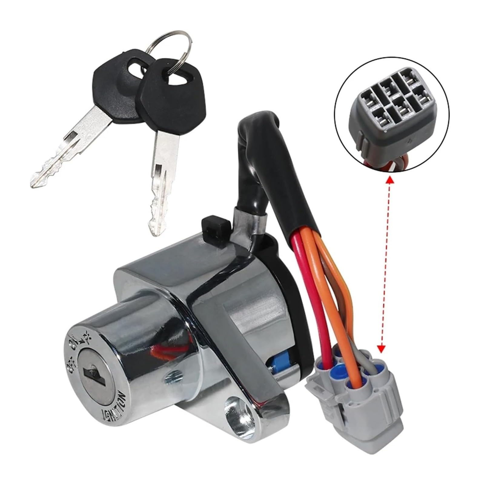 Blocco Accensione Per Suzuki Per VL1500 M90 Per VL1500BT Per VL1500B Per VL1500T Per VLR1800 Kit Blocchi Per Interruttori Di Accensione Per Moto Moto