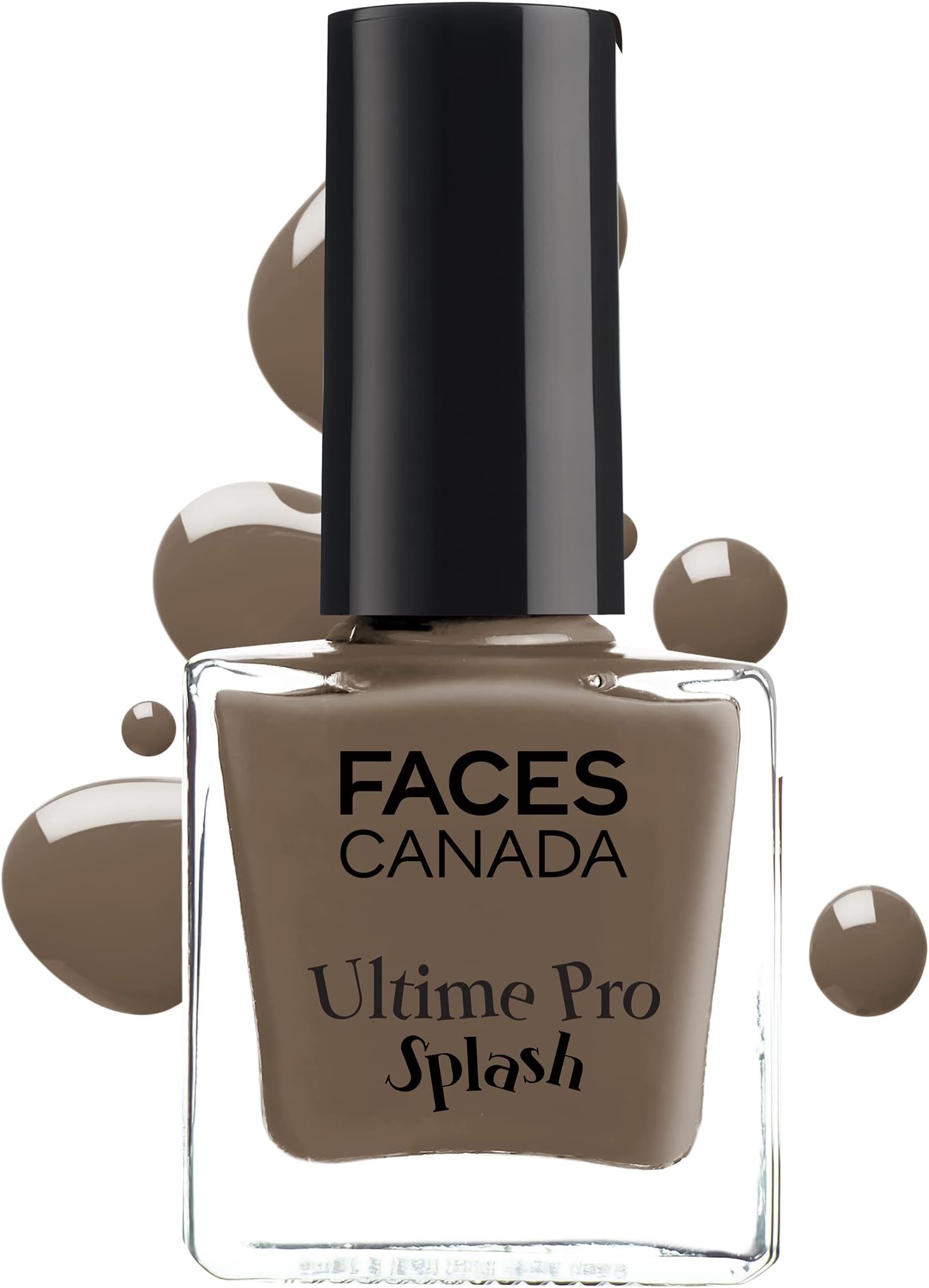 FACES CANADA Ultime Pro Splash Nail Enamel - Ginger 37 (8ml) | Quick Drying | Glossy Finish | Long Lasting | No Chip Formula | High Shine Nail Polish For Women | No Harmful Chemicals