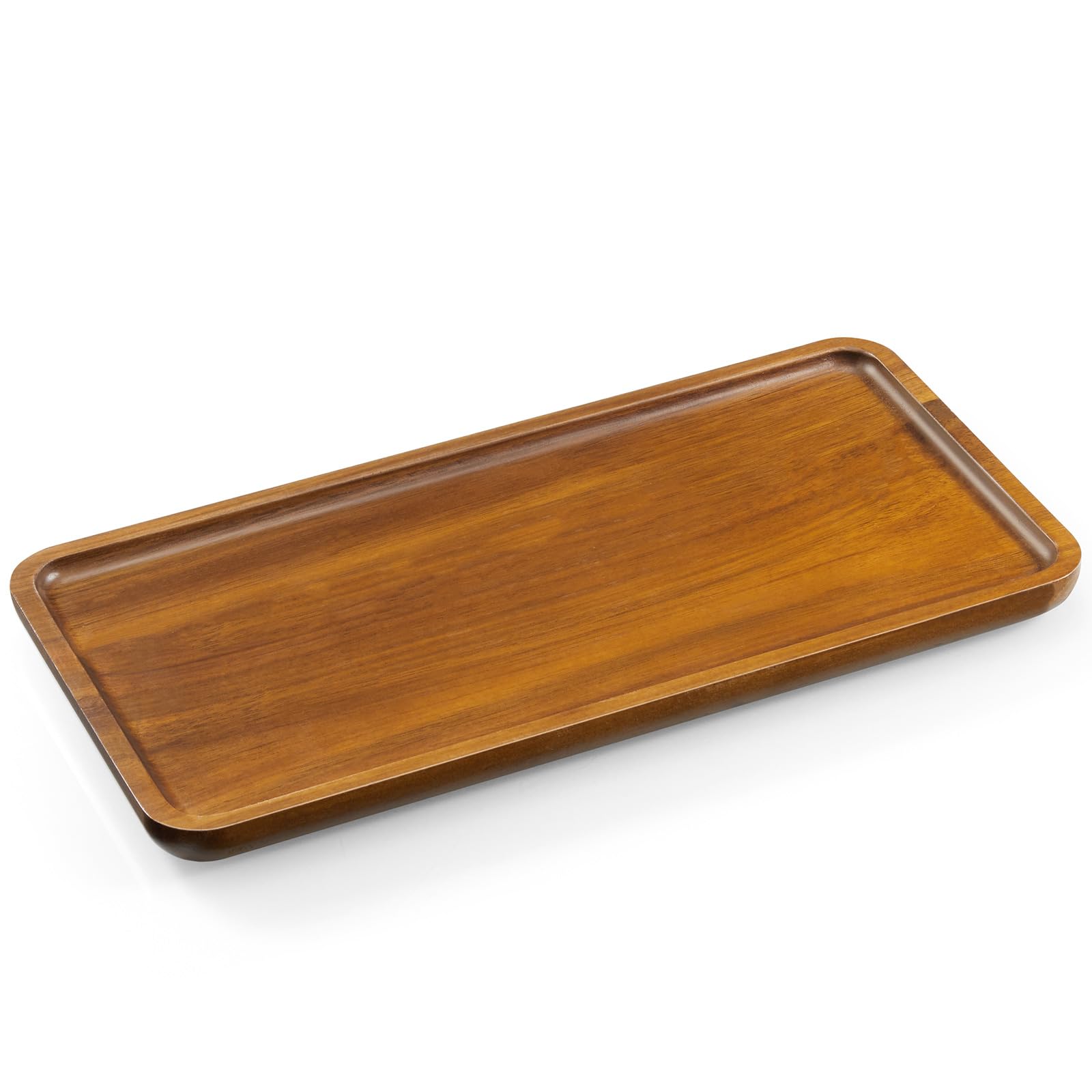 Natural Wood Serving Tray, Rectangular