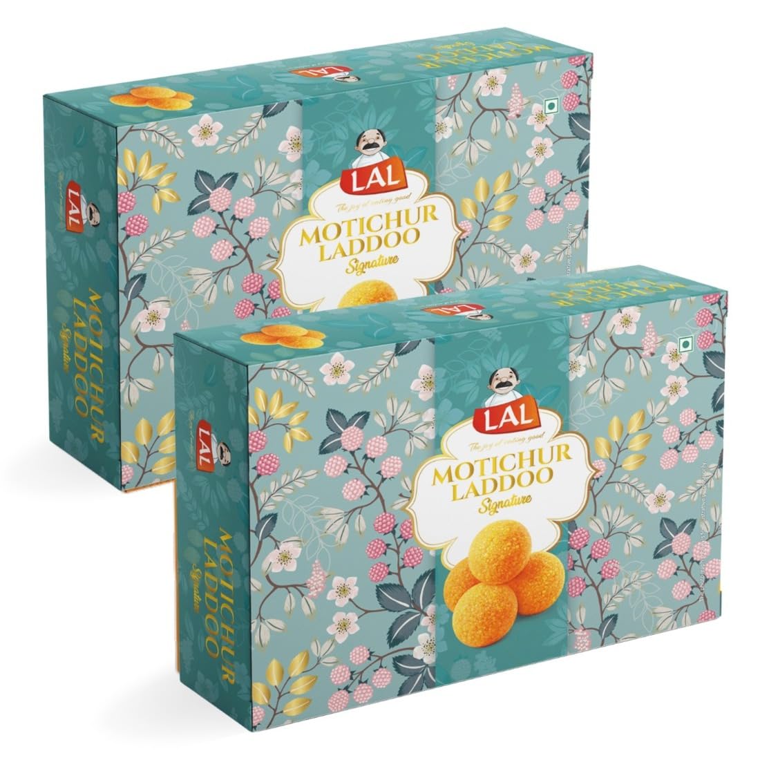 Lal Sweets Motichur Laddoo 400g (Pack Of 2) | Authentic Indian Sweet | Handcrafted Indian Traditional Sweets
