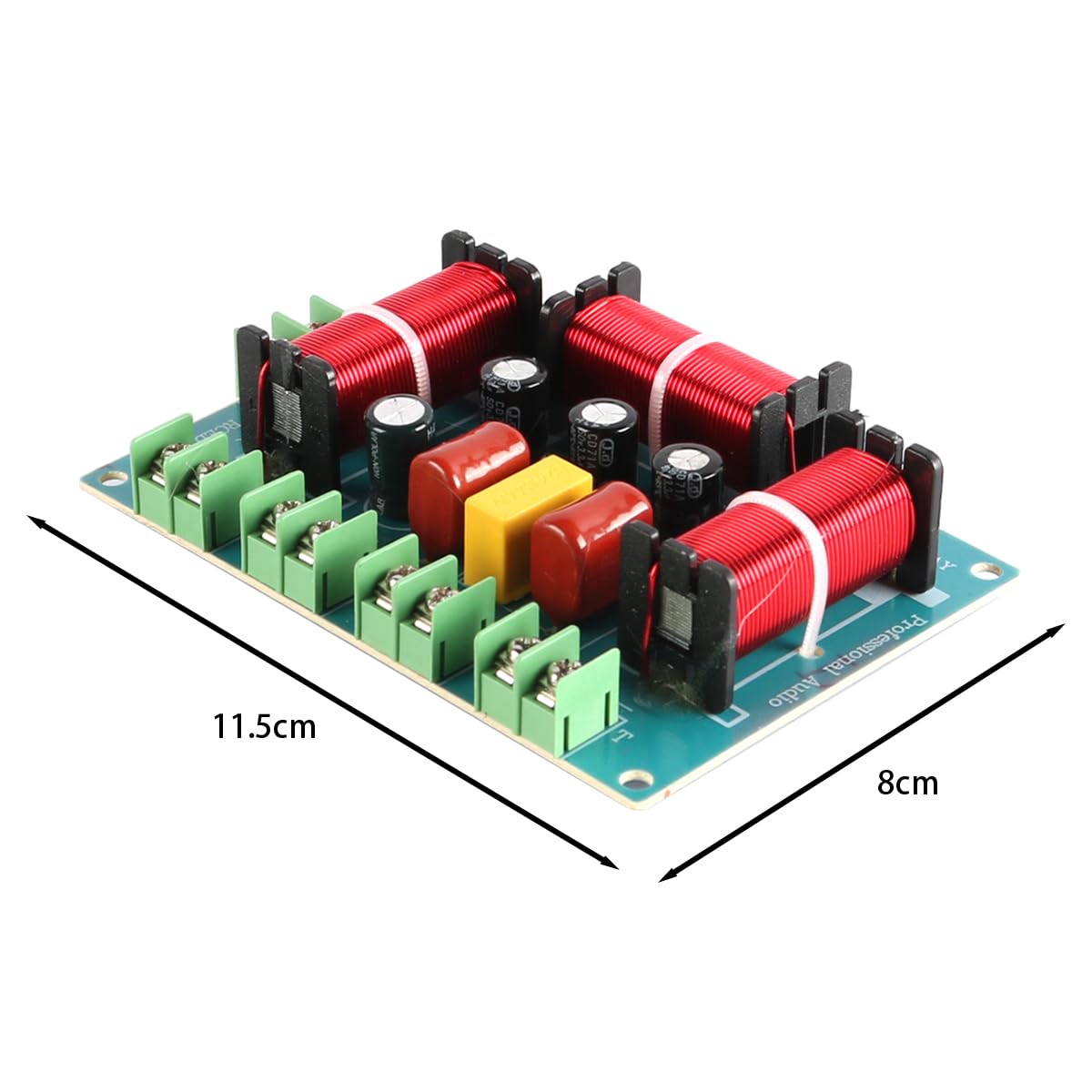 2 pezzi 200W Altoparlante Crossover Doppio Treble uno Midrange uno Bass 4 Vie Altoparlante Divisore di Frequenza Audio Altoparlante Home Theater Divisore
