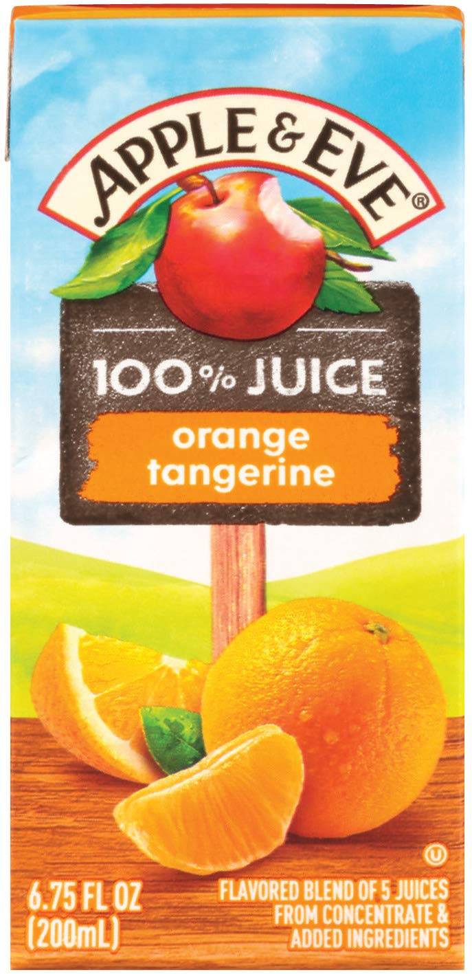 Apple & Eve 100% Juice, Orange Tangerine, 200 ml