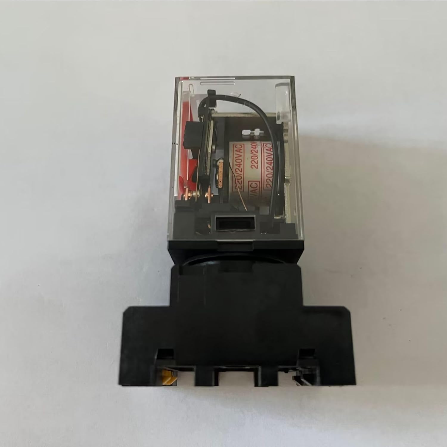 Intermediate Relay MK3P-I MK3P Small electromagnetic 11PIN with Base DC12V DC24V AC36V AC110V AC220V AC380V(OneColor)